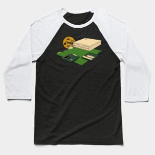 Vintage Computer Baseball T-Shirt